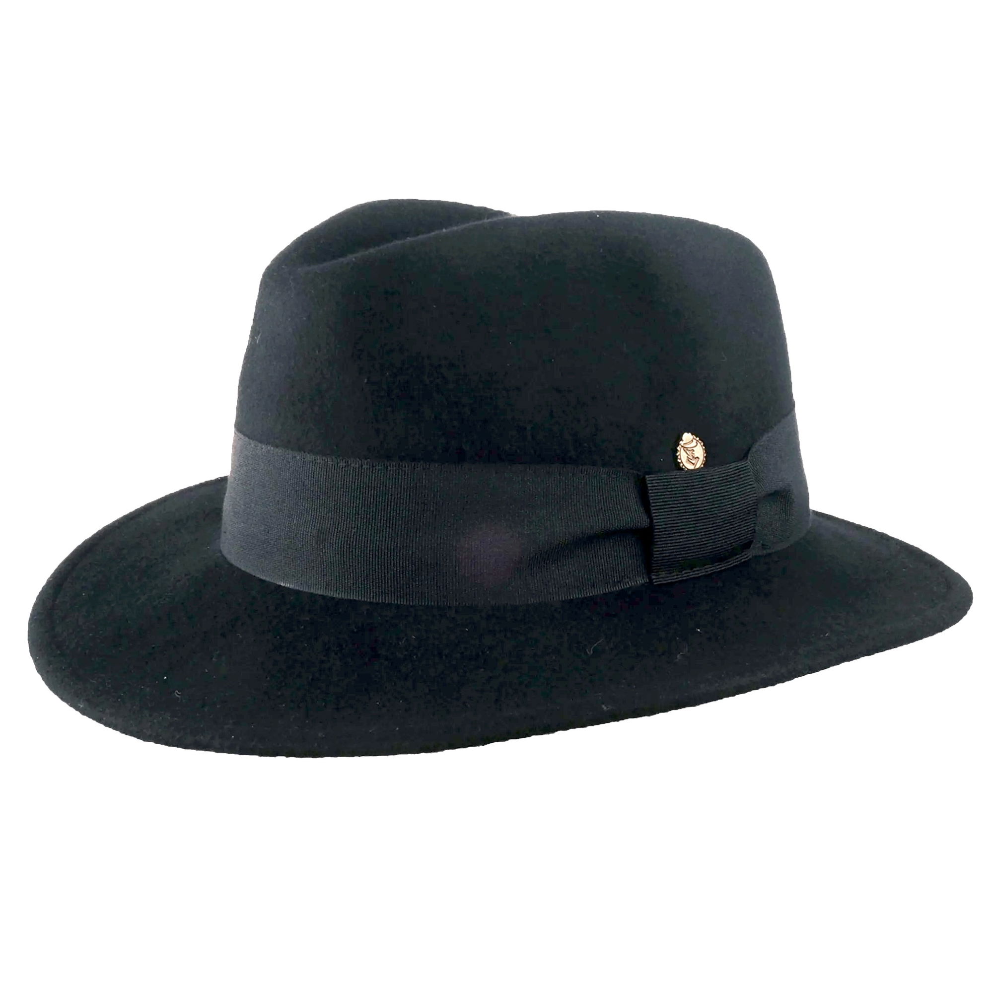 4251346500433 - Damenhut Fedora Andretta schwarz M