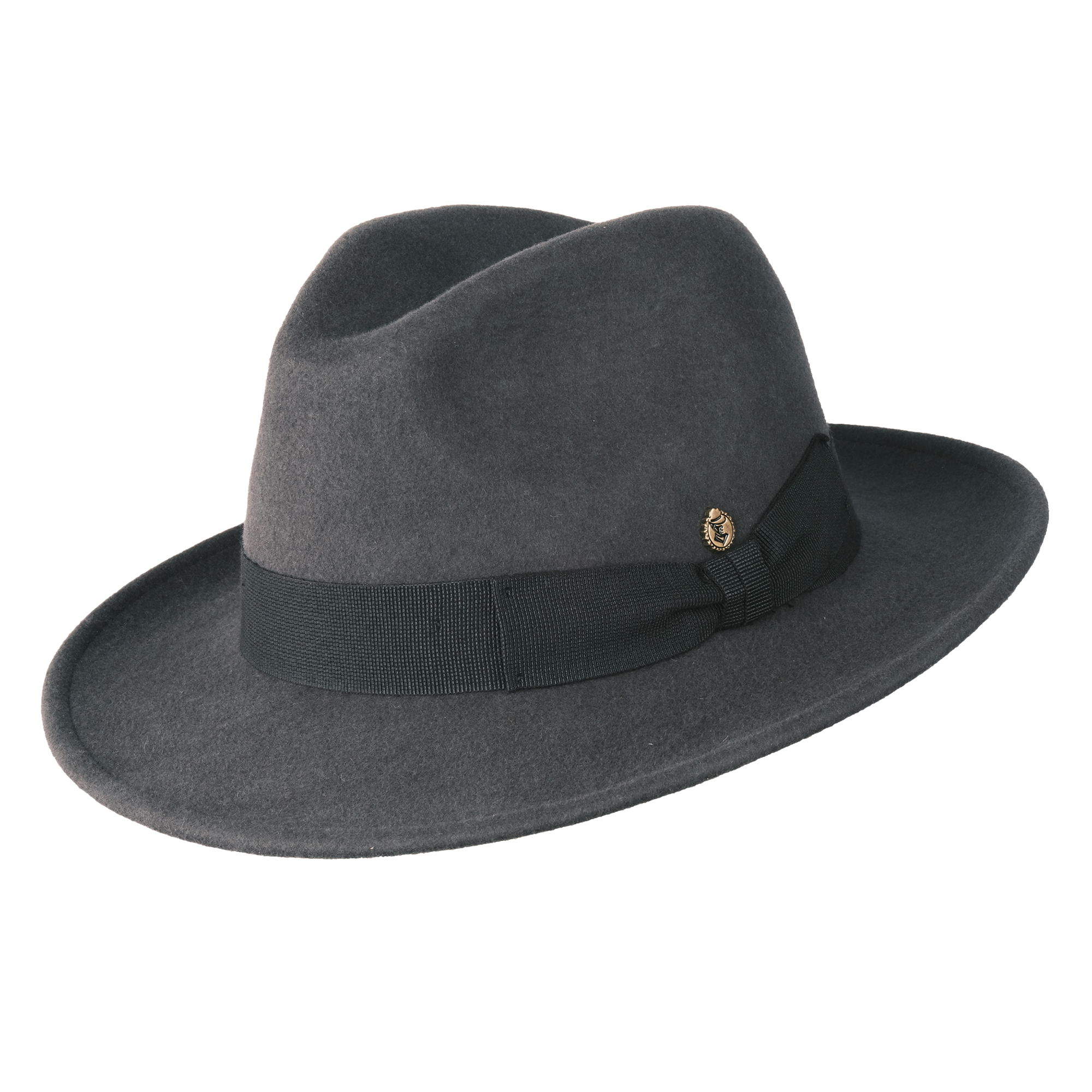4251346501911 - Fedora Filzhut Milano Premium Wool dunkelgrau L