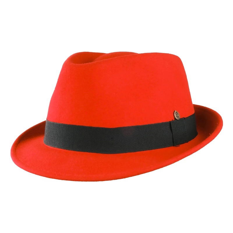 4251346503151 - Trilby Filzhut Trento rot XL 4251346503151 - Trilby Filzhut Trento rot XL