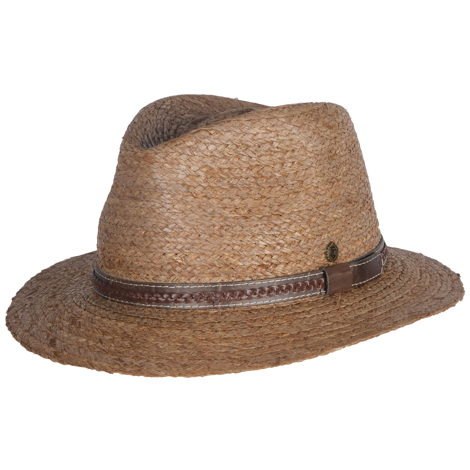 4251346506619 - Strohhut Fedora Palermo braun XL
