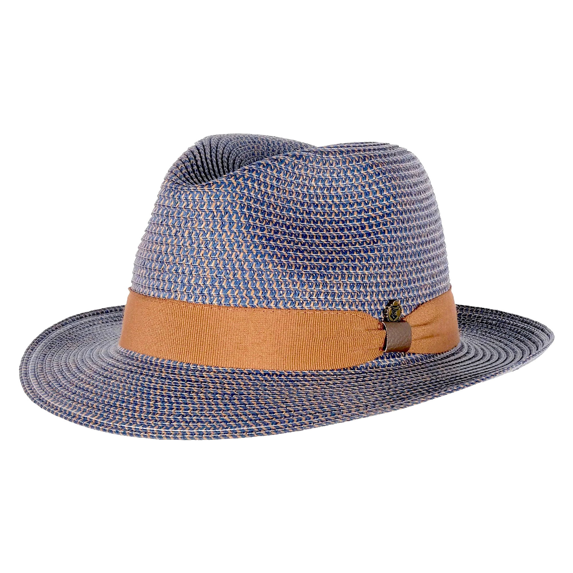 4251346507012 - Sonnenhut Fedora Salerno blau-meliert S