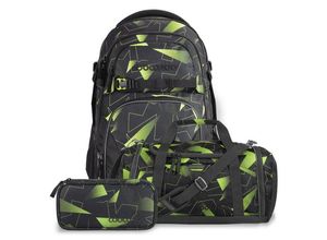 4251349615608 - coocazoo PORTER Set aus PORTER + Sporttasche + Mäppchen PorSptMap-Lime Flash
