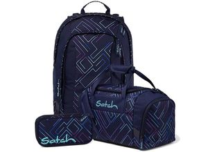 4251349616964 - satch Set aus air + Sporttasche + Schlamperbox-Purple Laser