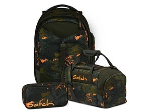 4251349617732 - satch Set aus match + Schlamperbox + Sporttasche-Jurassic Jungle