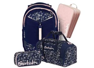 4251349618050 - satch match Schulrucksack Set 4tlg-Bloomy Breeze + Rose