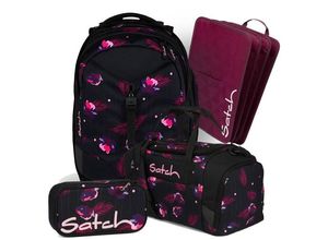 4251349618142 - satch match Schulrucksack Set 4tlg-Mystic Nights + Lila