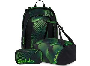 4251349621104 - satch Air Set aus air + Sporttasche + Schlamperbox-Seismic Green