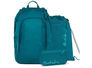 4251349621258 - satch Air Set aus air + Sportbeutel + Schlamperbox-Deep Petrol