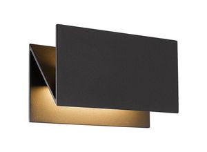 4251351801754 - Click-lichtde - Moderne Wandleuchte led Graphit warm weiß Up & Down - Graphit