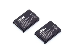 4251358537151 - 2x Akku kompatibel mit Siemens Gigaset SL30 Active m M1 SL3501 M1 Professional schnurlos Festnetz Telefon (1300 mAh 37 v Li-Ion) - Vhbw