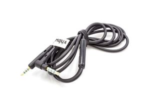 4251358550754 - Audio aux Kabel kompatibel mit Bose QuietComfort 25 35 ii 35 Kopfhörer - Audiokabel 35 mm Klinkenstecker Mikrofon Rufannahme-Taste Schwarz