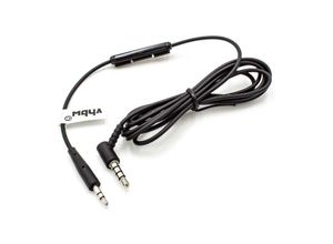 4251358550785 - Vhbw - Audio aux Kabel auf 35mm Klinkenstecker kompatibel mit Bose OE2 OE2i Kopfhörer 120cm - Mikrofon Rufannahme-Taste