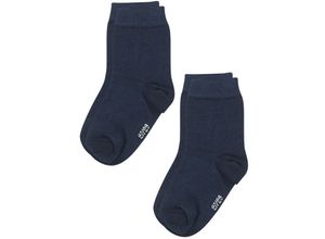 4251361623230 - zoolaboo - Socken BASIC 2er-Pack in dunkelblau Gr29-31