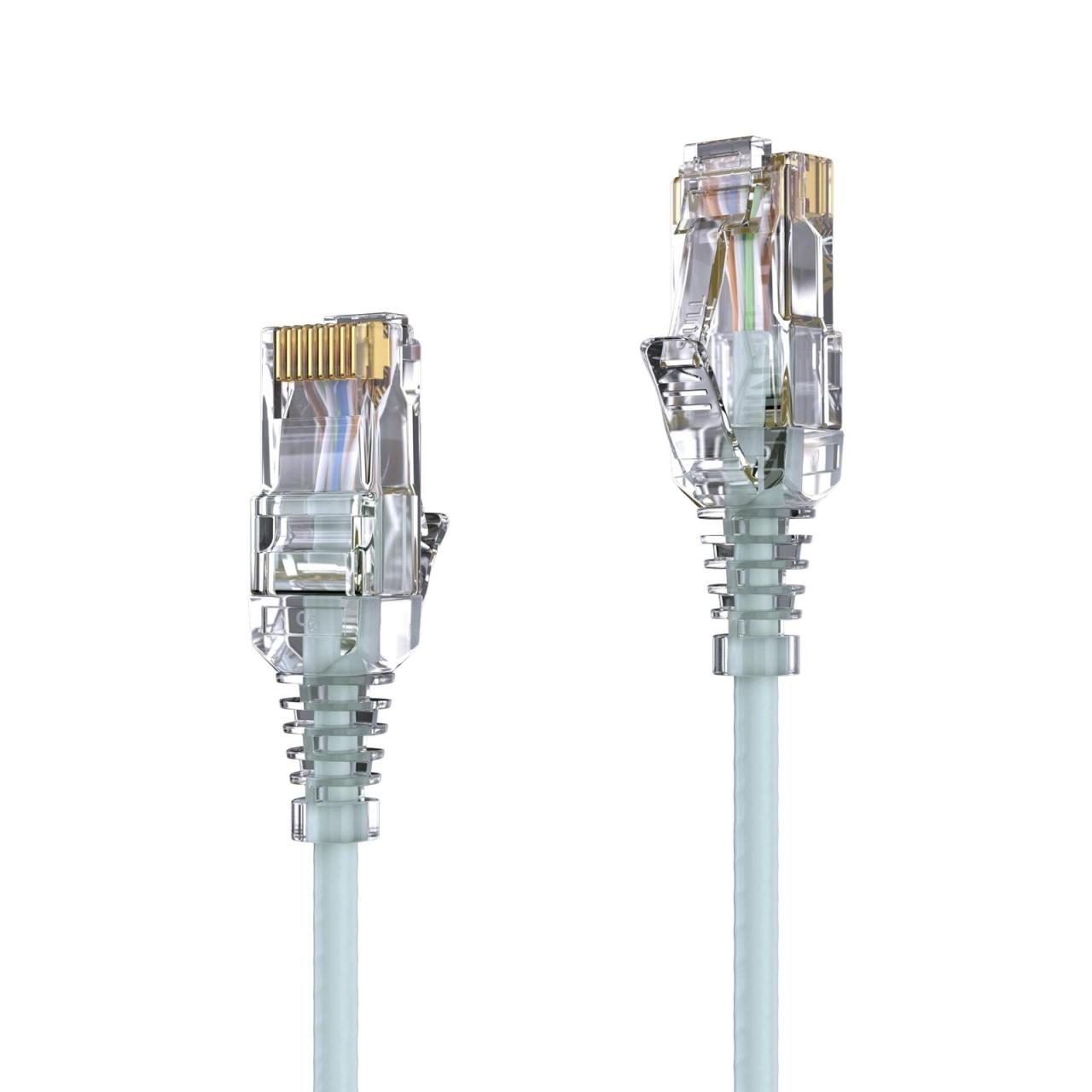 4251364708491 - 0 CAT 6 Patchkabel SLIM - UTP - LSOH - grau - 025m 4251364708491 - 0 CAT 6 Patchkabel SLIM - UTP - LSOH - grau - 025m
