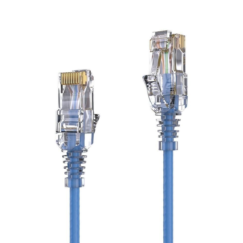 4251364708675 - 0 CAT 6 Patchkabel SLIM - UTP - LSOH - blau - 200m 4251364708675 - 0 CAT 6 Patchkabel SLIM - UTP - LSOH - blau - 200m