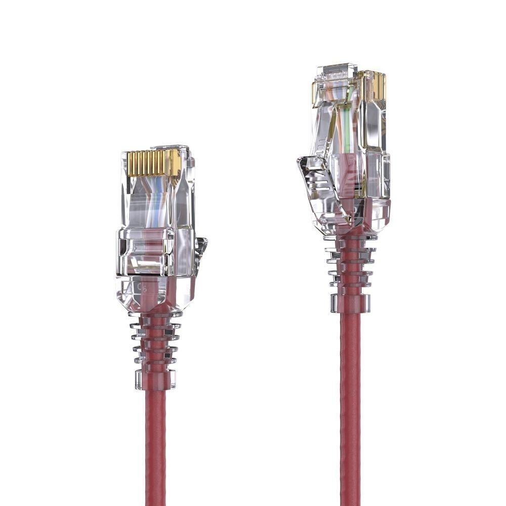 4251364708729 - 0 CAT 6 Patchkabel SLIM - UTP - LSOH - rot - 100m 4251364708729 - 0 CAT 6 Patchkabel SLIM - UTP - LSOH - rot - 100m