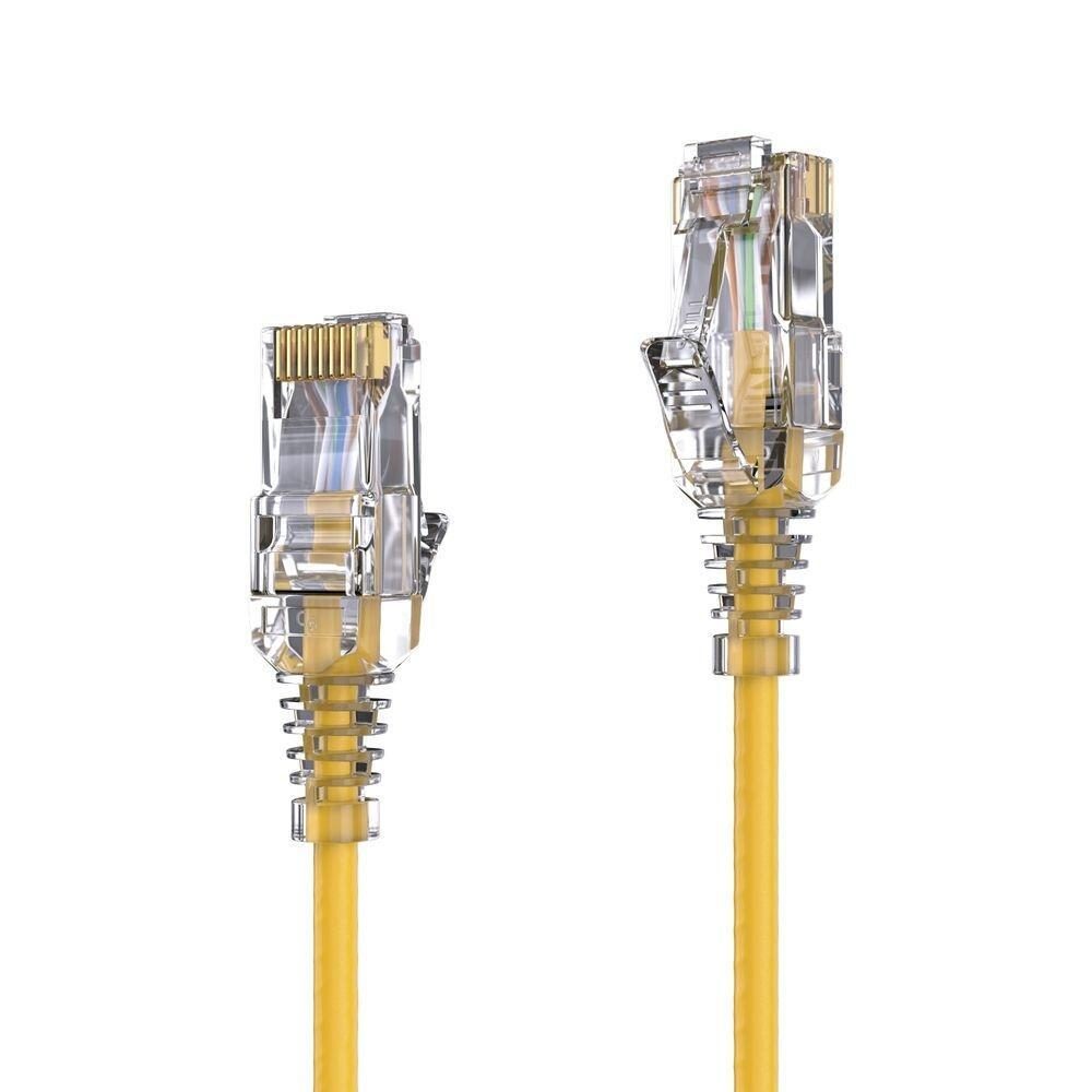 4251364708835 - 0 CAT 6 Patchkabel SLIM - UTP - LSOH - gelb - 500m