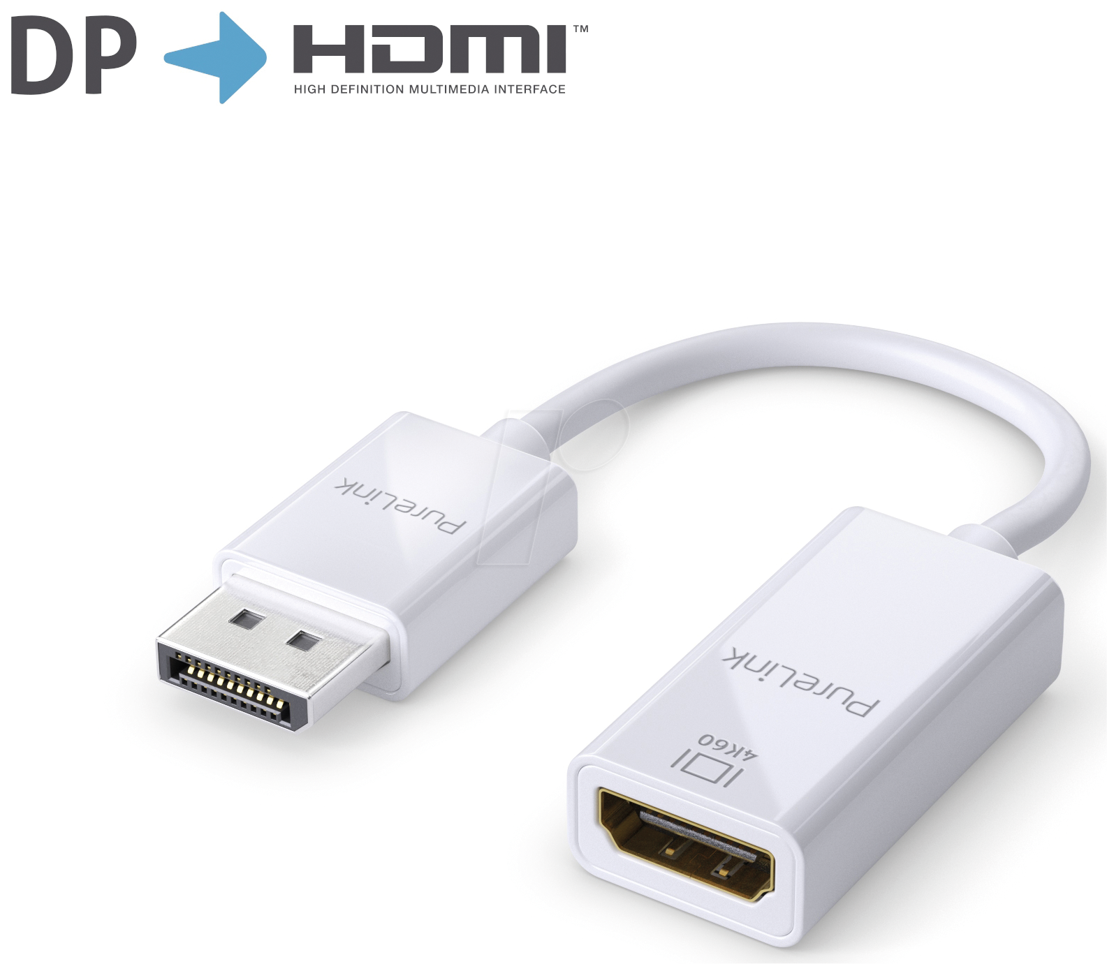 4251364709276 - PURE IS100 - DisplayPort Adapter DP Stecker auf HDMI Buchse