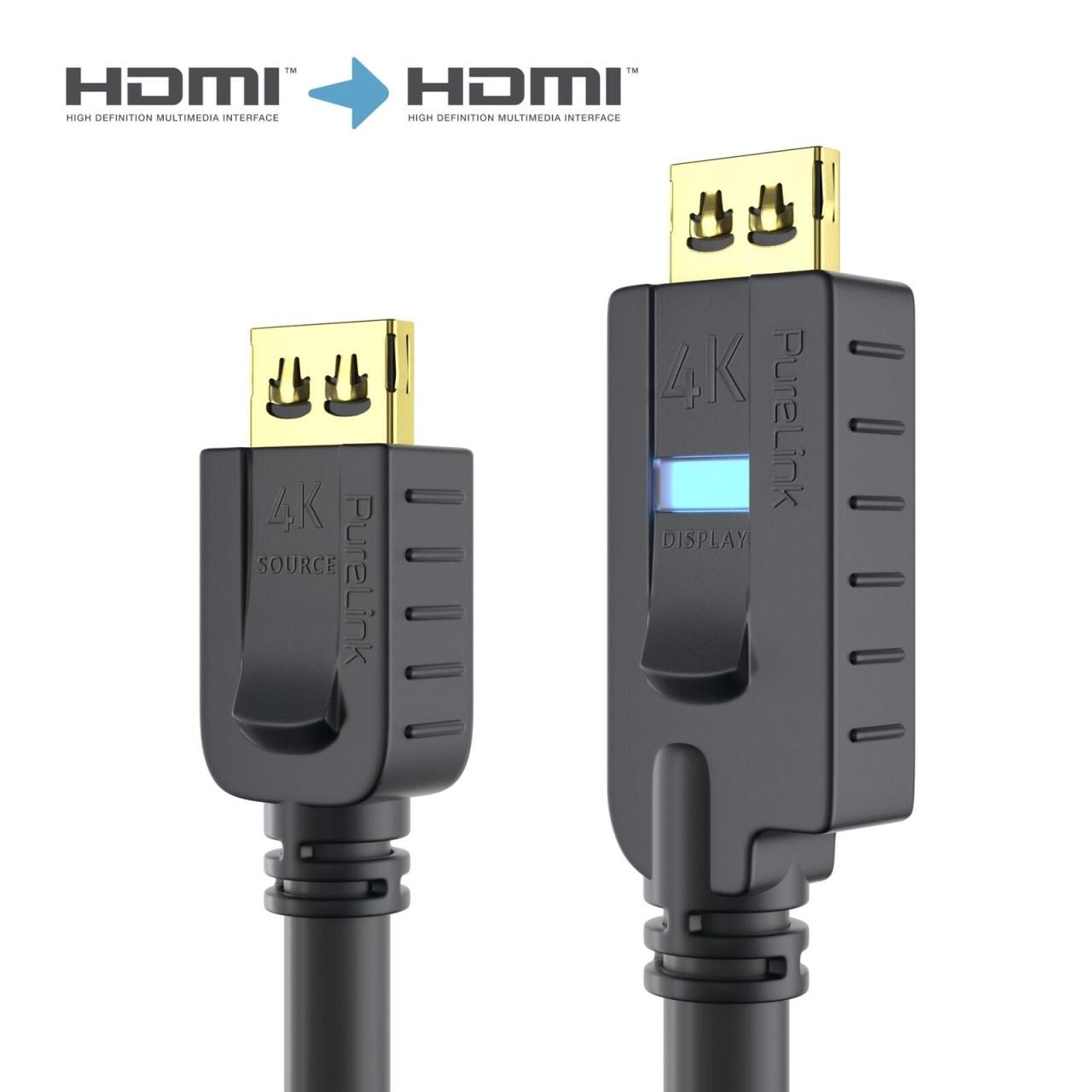 4251364716694 - PURE PI2010-125 - High Speed HDMI Kabel Aktiv 18Gbps - PureInstall 125m