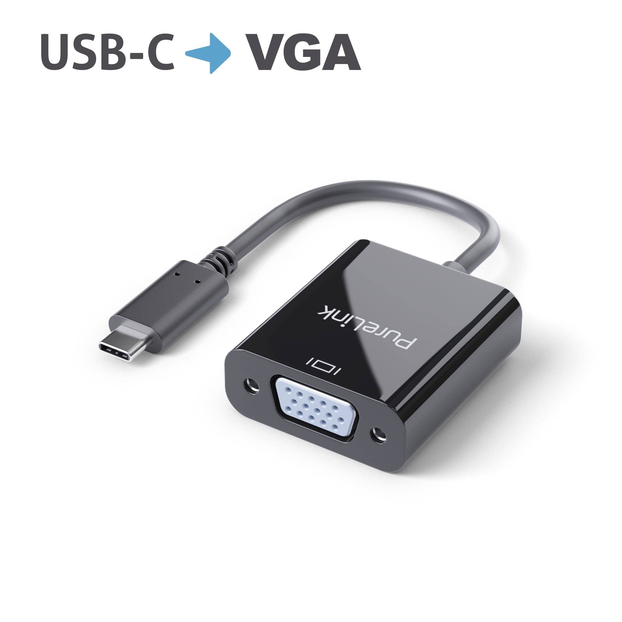 4251364719077 - PureLink Adapter 010m iSerie IS221 USB-C auf VGA 1200p schwarz