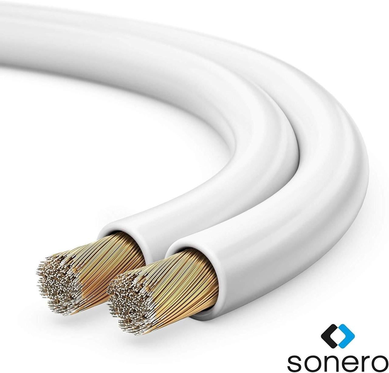 4251364722503 - 0 sonero Lautsprecherkabel 2x075mm² CCA 250m weiß 4251364722503 - 0 sonero Lautsprecherkabel 2x075mm² CCA 250m weiß
