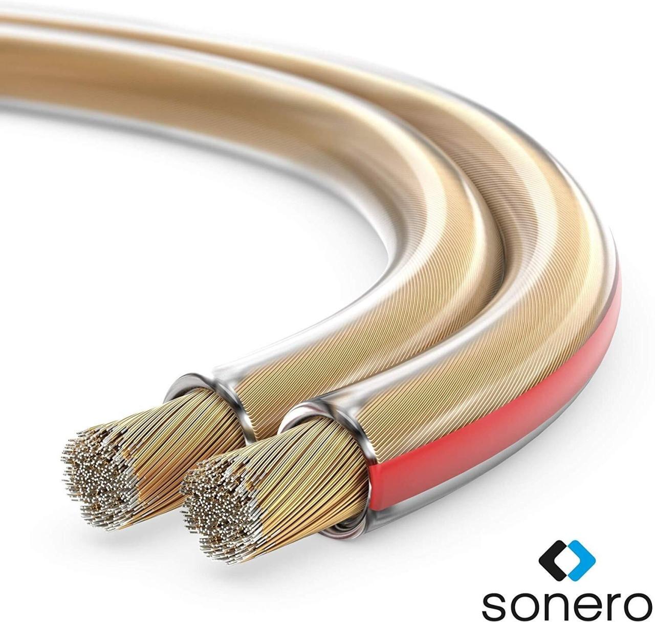 4251364723173 - 0 sonero Lautsprecherkabel 2x40mm² CCA 300m transparent