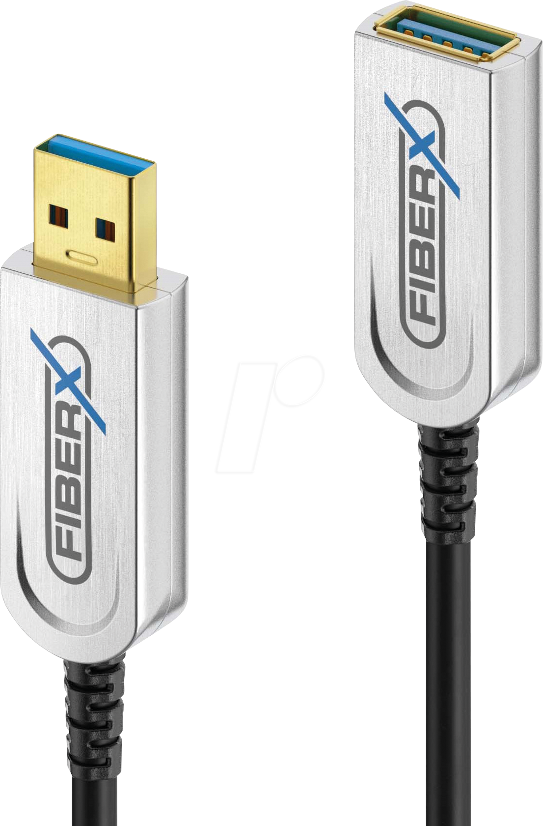 4251364732205 - PURE FX-I650-012 - USB 31 Glasfaser Kabel FiberX  USB-A Stecker auf Buchse 12 m