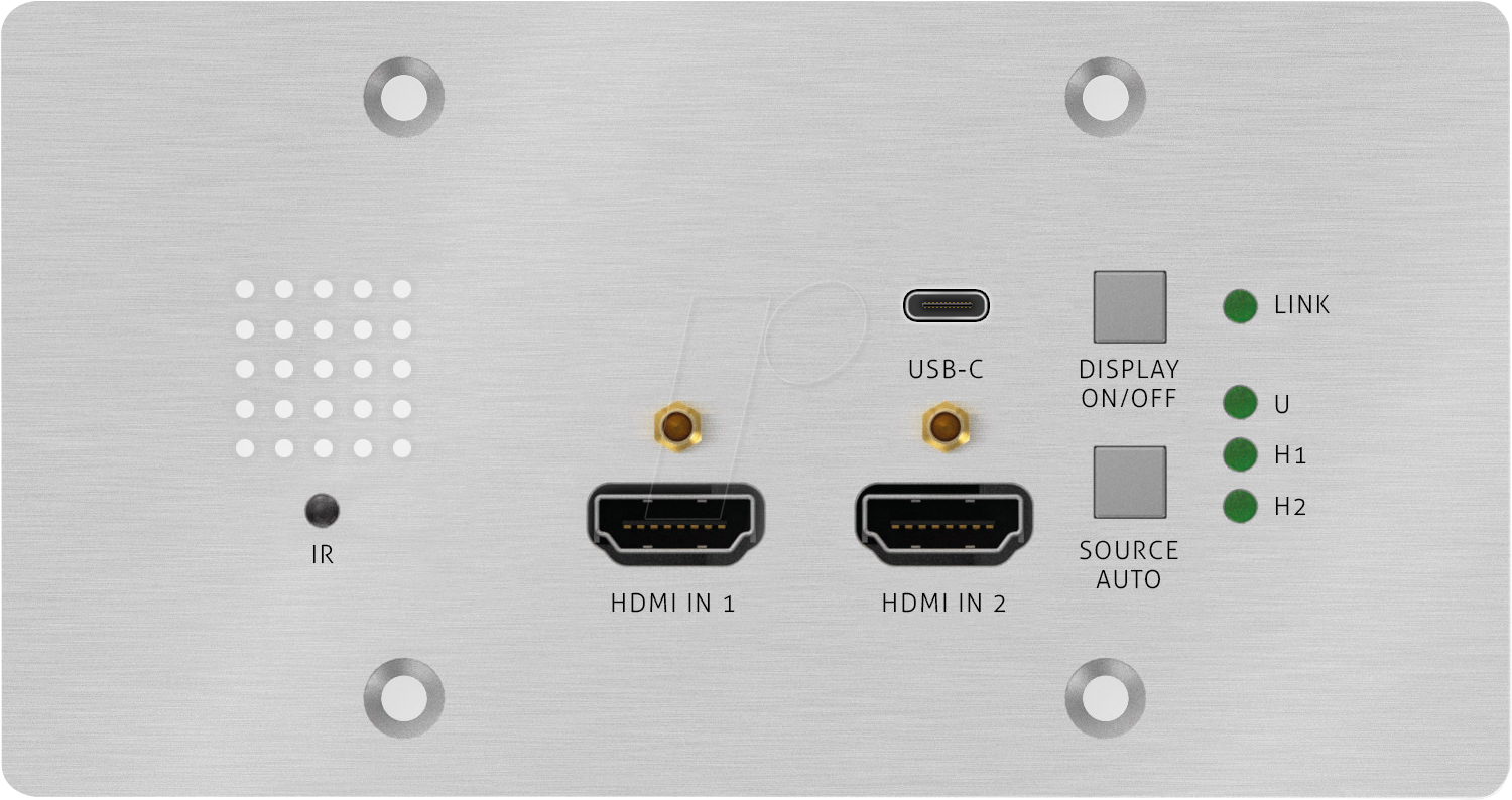 4251364733691 - PT-HDBT-703-TXWP - HDMI & USB Extender Wallplate 4K 60Hz 40 m