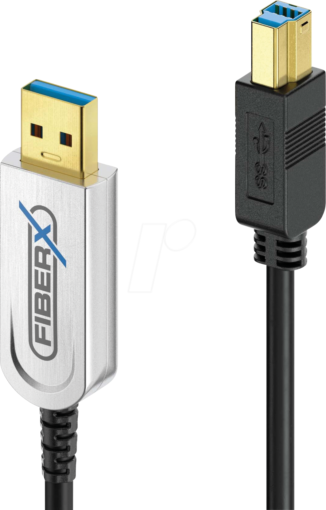 4251364738061 - PURE FX-I645-025 - USB 31 Glasfaser Kabel FiberX  USB-A auf USB-B Stecker 25 m