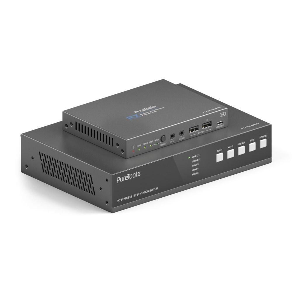 4251364741542 - 0 - 18Gbps USB-C KVM-Switcher mit Dante und Multiview 4K (60Hz 444) über USBC HDMI+USB inkl Multiview und 4251364741542 - 0 - 18Gbps USB-C KVM-Switcher mit Dante und Multiview 4K (60Hz 444) über USBC HDMI+USB inkl Multiview und