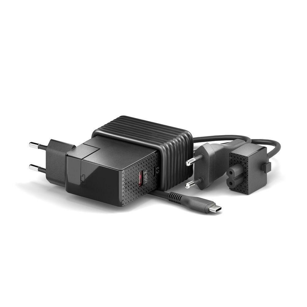 4251364744086 - 0 Vuelogic - USB-C & USB-A GaN Ladegerät - 3-Port - 100W PD - schwarz