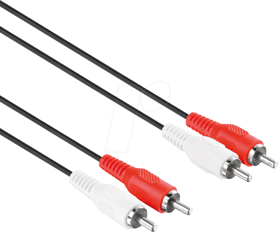 4251364749791 - HDS C040-100-V2 - Audio Kabel 35 mm Cinch auf Cinch 100 m schwarz