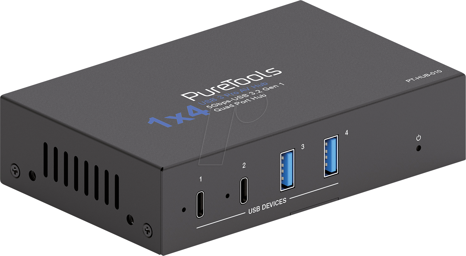 4251364750179 - PureLink 1x4 5Gbps USB3-Hub PT-HUB-010 USB32 Gen1 2xUSB-C 2xUSB-A