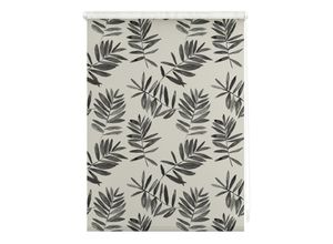 4251369826985 - Seitenzugrollo ORIGINAL Rollo Klemmfix ohne Bohren blickdicht Black Watercolor Branches schwarz (schwarz weiß) Rollos Kinder 150cm stufenlos positionierbar 120cm Polyester B120cm H150cm