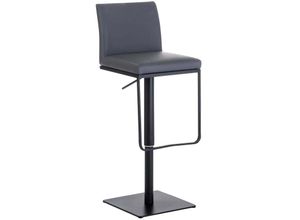 4251380401840 - - Barhocker Panama Kunstleder grau schwarz