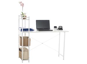 4251380407040 - Schreibtisch Poe I Bürotisch Mit Stauraum I Computertisch Mit Regalen I Laptoptisch Im Industrial Look