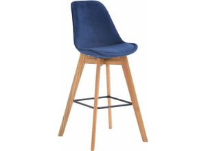 4251380466948 - - Barhocker Metz Samt blau natura