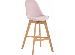 4251380467631 - - Barhocker Cannes Samt pink natura