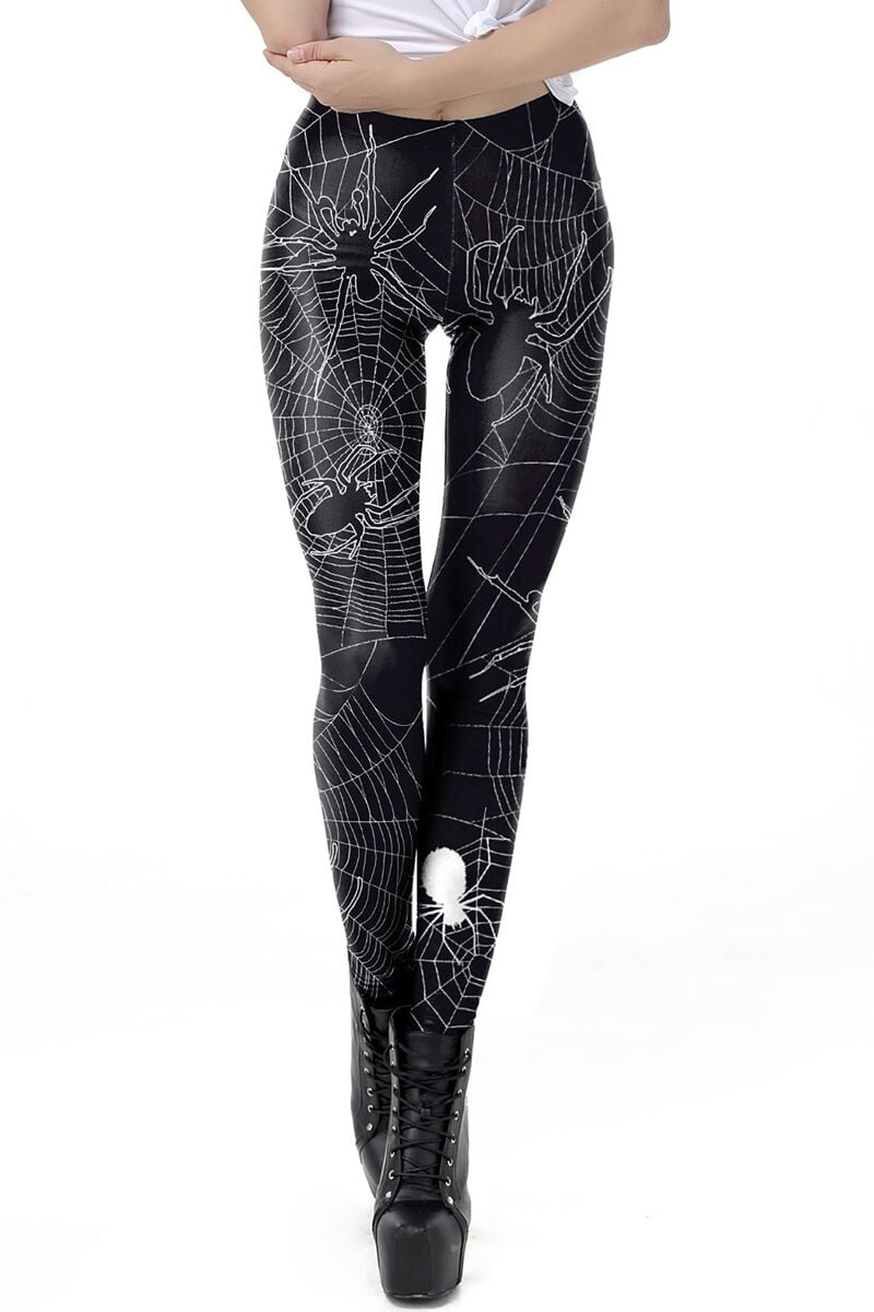 4251393745702 - Spider Leggings Leggings schwarz in L