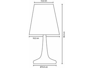 4251393948899 - Tischlampe E14 Lampe Tischleuchte Für Kinderzimmer u Wohnzimmer Modern Rosa Milchig - 450 Lumen   5W - Paco Home