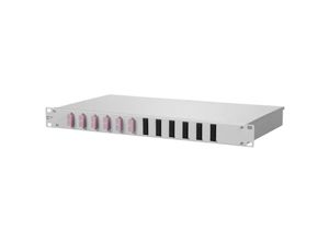 4251394604190 - Metz Connect - btr Netcom LWL-Patchpanel 6f 1HE sc-d 4826mm(19) 1HE OM4 mit Pigtails max 6f 150257BB06-F - grau