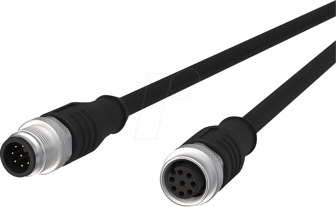4251394647920 - MC 142MHA12010 - Sensorleitungen M12 8 pol Stecker > Kupplung 1 m 4251394647920 - MC 142MHA12010 - Sensorleitungen M12 8 pol Stecker > Kupplung 1 m
