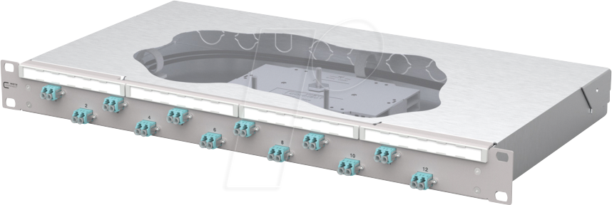 4251394677620 - BTR 1504557712-F - OpDAT 19 1HE LWL-Patchfeld 12x LC-D OM3