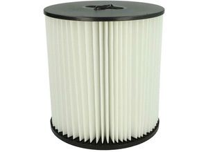 4251407720350 - Vhbw - Faltenfilter kompatibel mit Dirt Devil VacuFlo FC670 Staubsauger - Filter Patronenfilter schwarz weiß