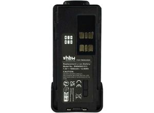 4251407736115 - vhbw Akku kompatibel mit Motorola XiR P6600 P6620 P8600 P8620 P8660 Funkgerät Walkie Talkie (1800mAh 74V Li-Ion) + Gürtelclip