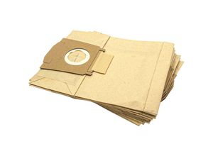 4251407747982 - Vhbw - 10x Staubsaugerbeutel kompatibel mit Bosch Alpha 38 Exclusive 39 Exclusive Staubsauger - Papier 30cm x 21cm Sandfarben