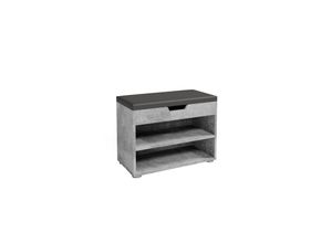 4251421901087 - VICCO Schuhbank Schuhschrank Schuhablage Sitzbank Klappdeckel 6 Paar Beton