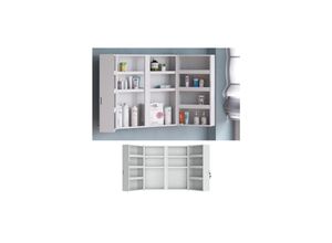 4251421928916 - OSKAR Medizinschrank Metall 53x53 cm Arzneischrank Hausapotheke erste Hilfe