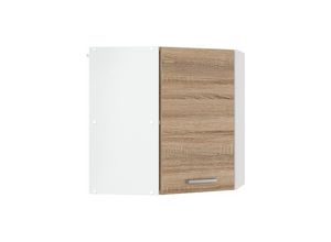 4251421930339 - Eckhängeschrank R-Line 57 cm Weiß Sonoma modern Vicco