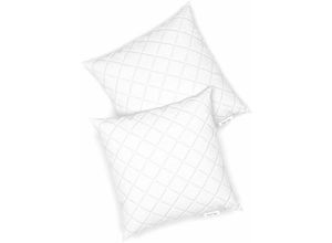 4251421932470 - 2er Set Microfaser Kopfkissen 40 x 40 cm Allergiker geeignet Kissen